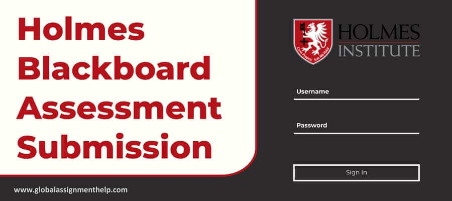 Holmes Blackboard Assessment Submission